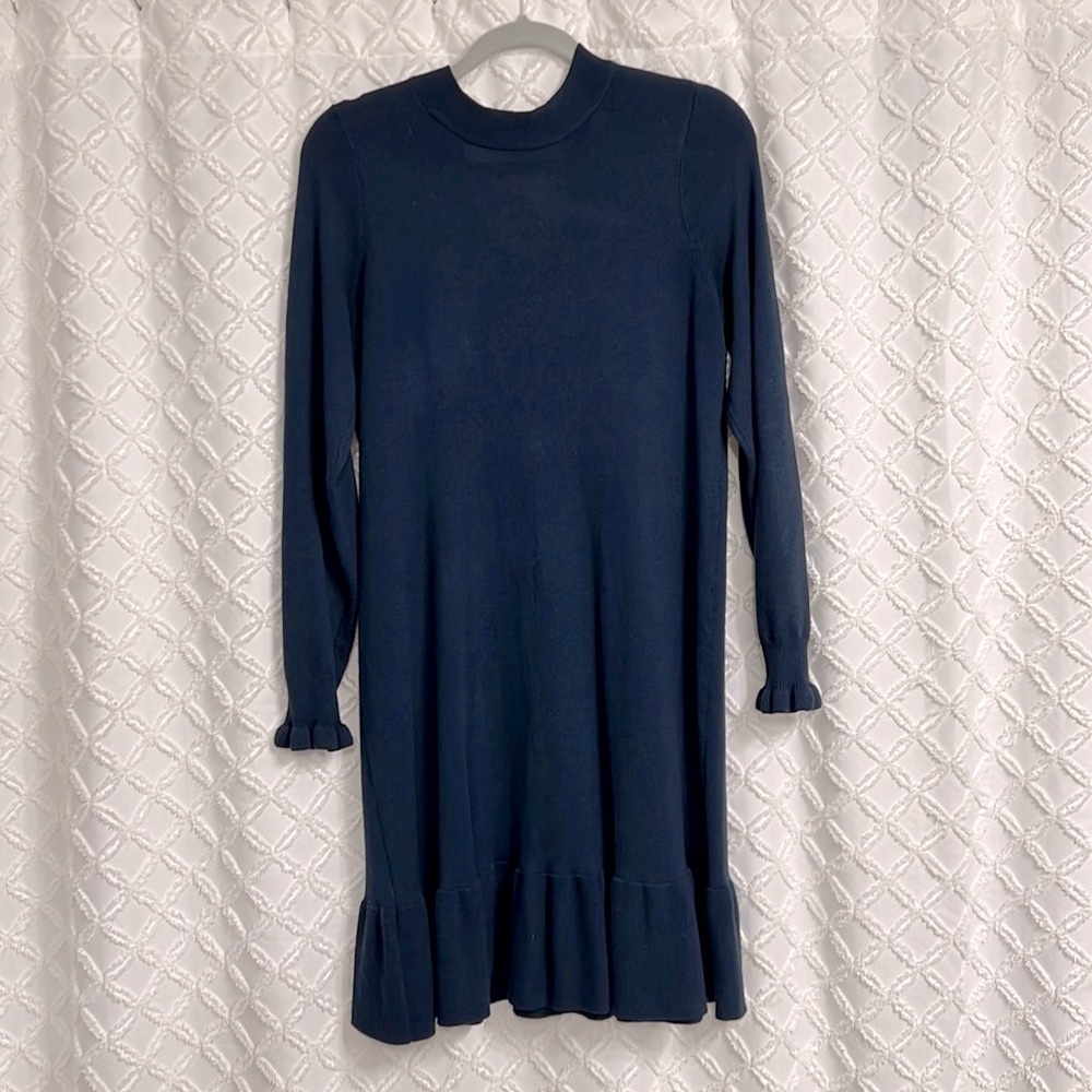 LOFT Ruffle Sweater Dress